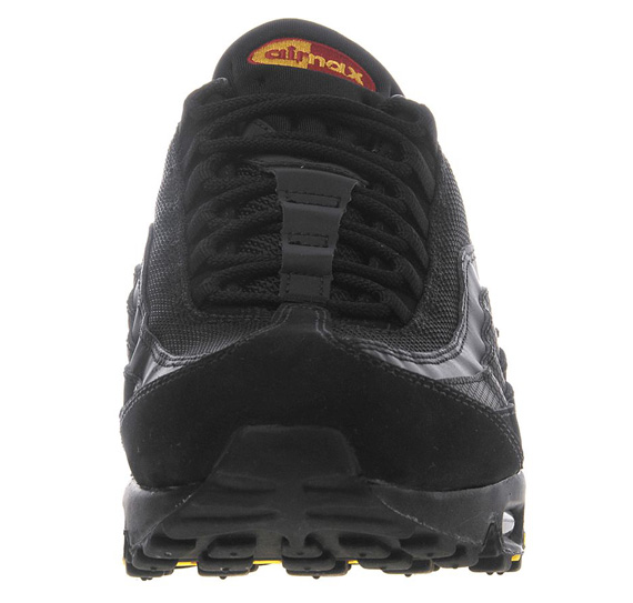 Nike Air Max 95 Black Red Yellow Gradient Airbag 03