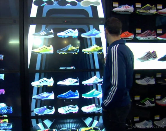 Intel x adidas - adiVerse Virtual Footwear Wall