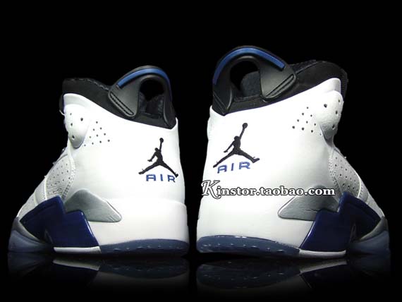 Air Jordan 6 17 23 White Black Signal Blue 06