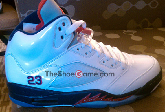 Air Jordan V – White – Varsity Red – Obsidian | 2011 Release