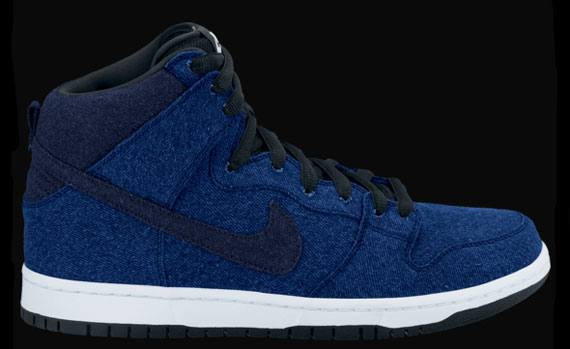Nike Sb Dunk High Denim February 2011
