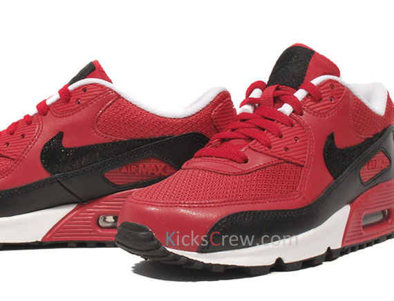 Nike Wmns Air Max 90 Varsity Red Black White