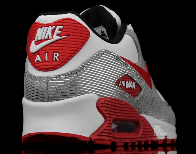 Nike WMNS Air Max 90 – White – Varsity Red