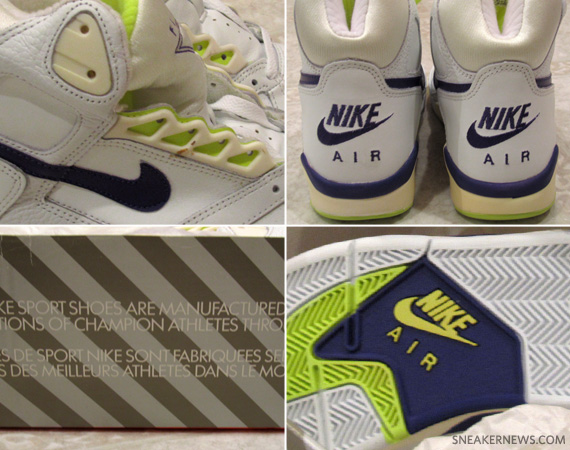 Nike Air Flight Grape Hot Lime Vintage 12