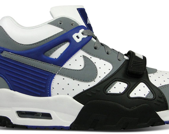 Nike Air Trainer Iii White Cool Grey Deep Royal Black 01