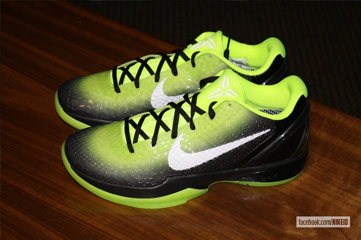 Nike Zoom Kobe Vi Id Color Fade Black Neon 2