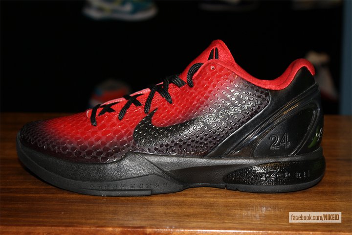 Nike Zoom Kobe Vi Id Color Fade Black Red 1