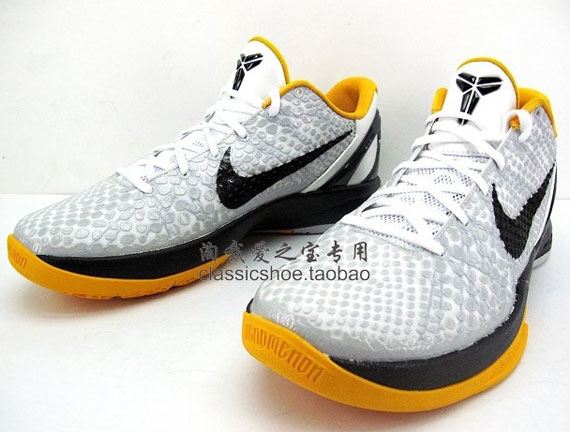 Nike Zoom Kobe Vi White Black Del Sol New Images 04