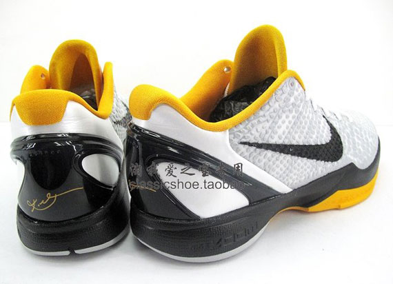 Nike Zoom Kobe Vi White Black Del Sol New Images 06