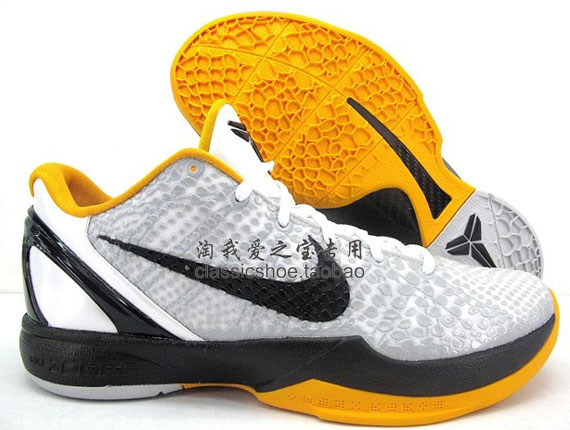Nike Zoom Kobe Vi White Black Del Sol New Images 08