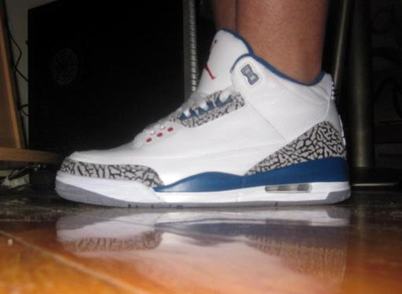 Air Jordan III Retro 'True Blue' 2011