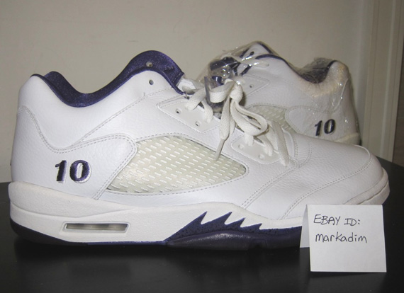 Air Jordan V Low Mike Bibby Kings Home Pe 13