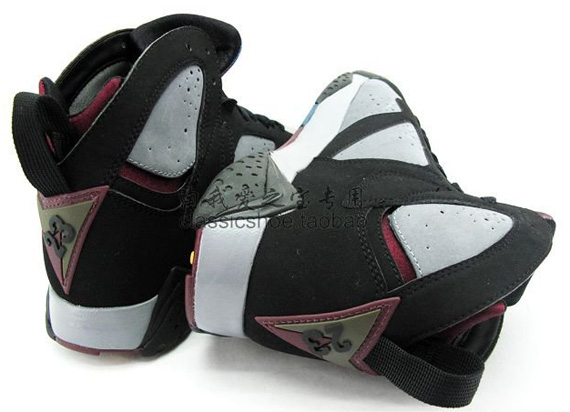Air Jordan Vii Bordeaux New Detailed Images 08