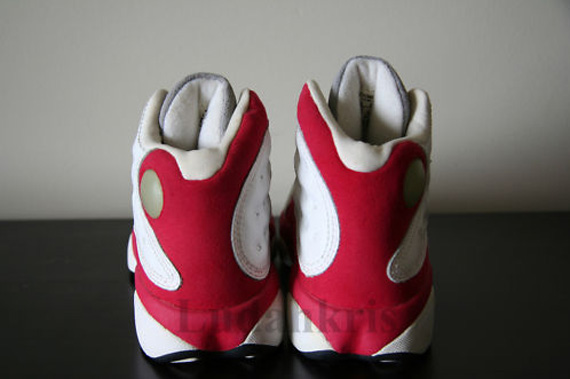 Air Jordan Xiii Gs White Black True Red Pearl Grey Sample 09