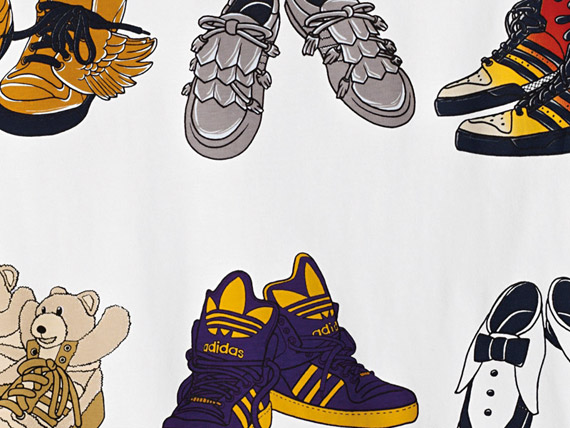 Jeremy Scott X Adidas Originals Shoe Graphics Big Tee 3