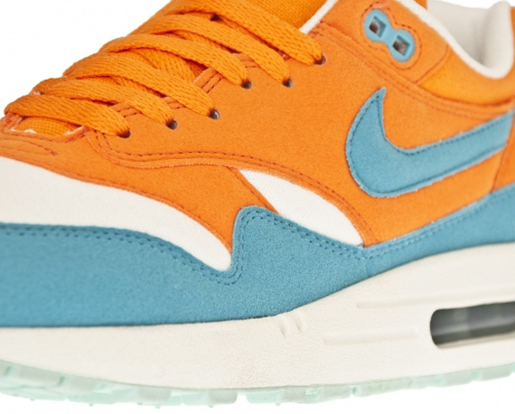 Nike Air Max 1 Bright Mandarin Mineral Blue 014