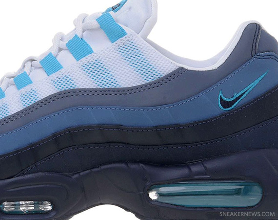 Nike Air Max 95 Obsidian Blue White Jd New 07