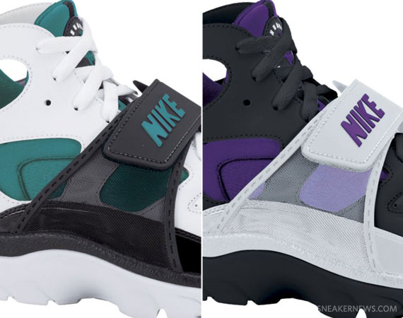 Nike Air Trainer Huarache Summer 2011 White Freshwater Black Club Purple