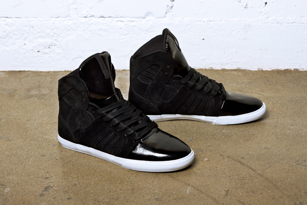 Supra Royal Collection Pilot Black Suede Patent 1