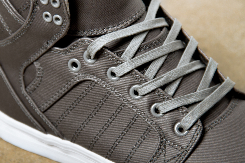 Supra Royal Collection Skytop Grey Waxed Twill 3