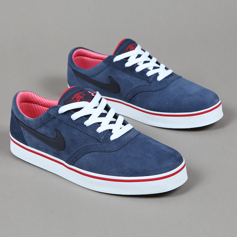 Nike Sb Vulc Rod Liberty Blue Marine Sport Red  5425