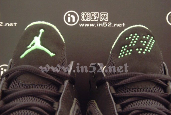 Air Jordan 2011 Black Electric Green In52 01