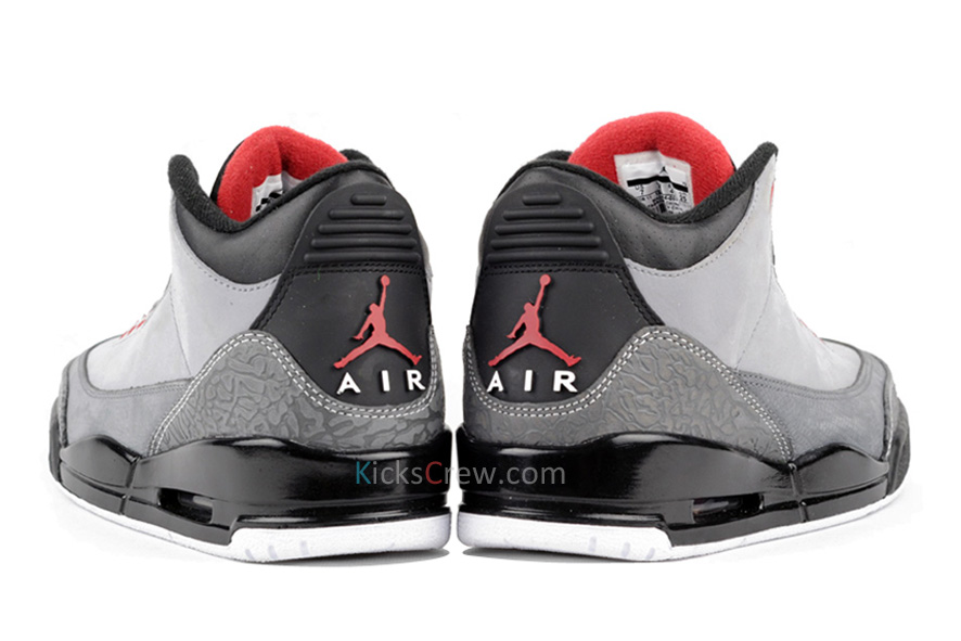 Air Jordan Iii Retro Stealth Light Graphite Black Varsity Red 1