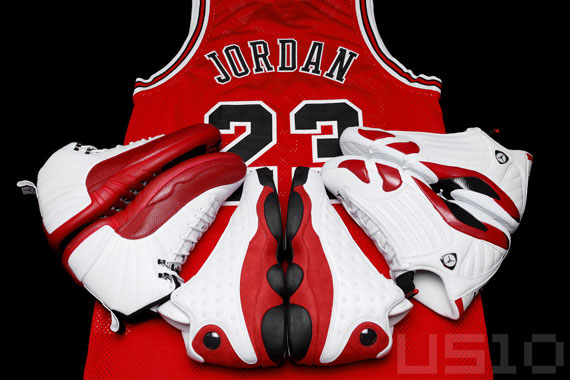Air Jordan White Red Showcas 15