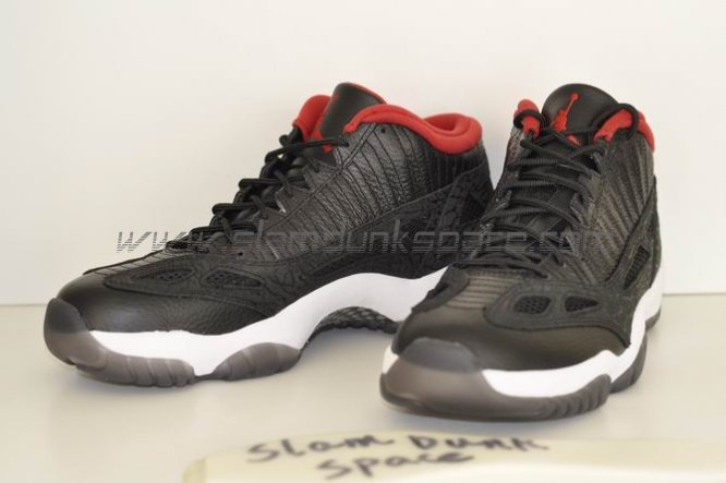 Air Jordan Xi Ie Low Black Varsity Red 2011 3