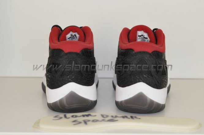 Air Jordan Xi Ie Low Black Varsity Red 2011 5