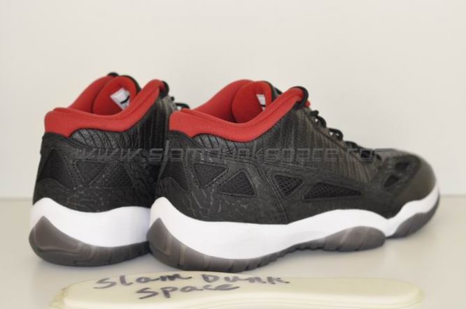 Air Jordan Xi Ie Low Black Varsity Red 2011 6
