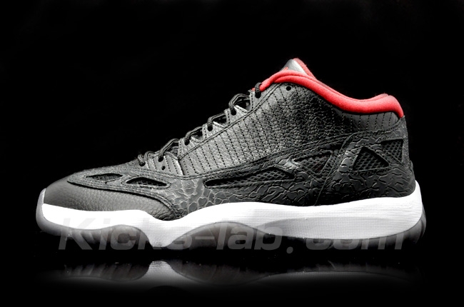 Air Jordan Xi Low Ie Black Varsity Red White 2011 1