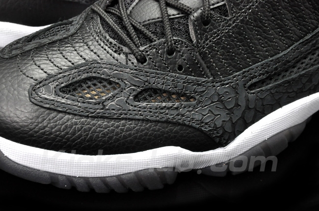 Air Jordan Xi Low Ie Black Varsity Red White 2011 4