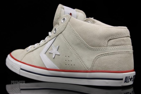 Converse Skateboarding Trapasso Mid – Beige – White