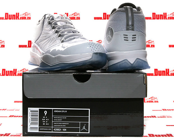 Jordan Cp3 Iv White Metallic Silver Dunk 05