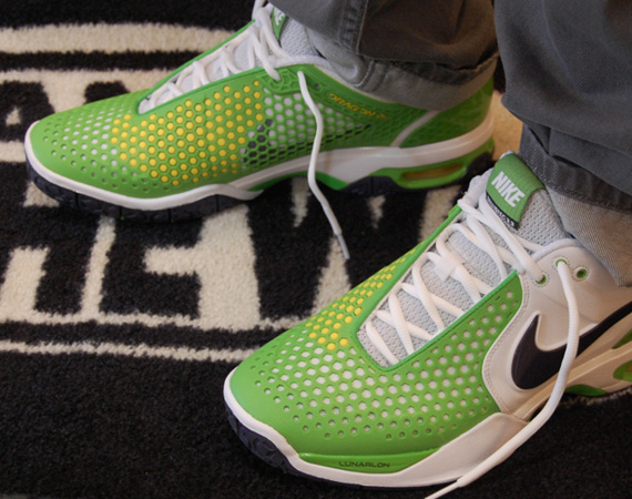 Nike Air Max Courtballistec 3.3 White Green Apple Yellow 06