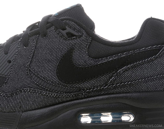 Nike Air Max Light Black Denim Childrens Blue 07