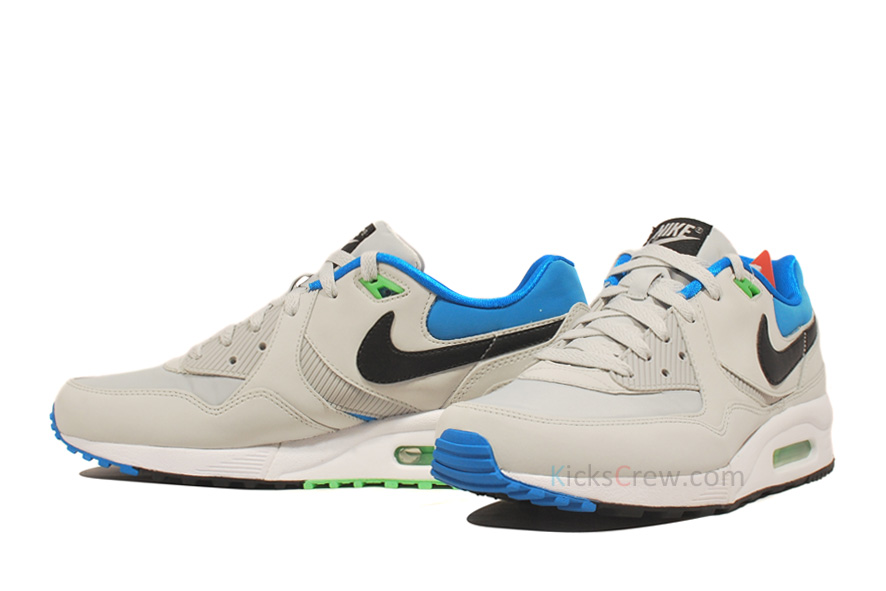 Nike Air Max Light Neutral Grey Black Photo Blue Neo Lime 3