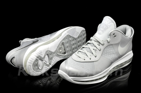 Nike Lebron 8 V2 Low Metallic Silver Kickslab 4