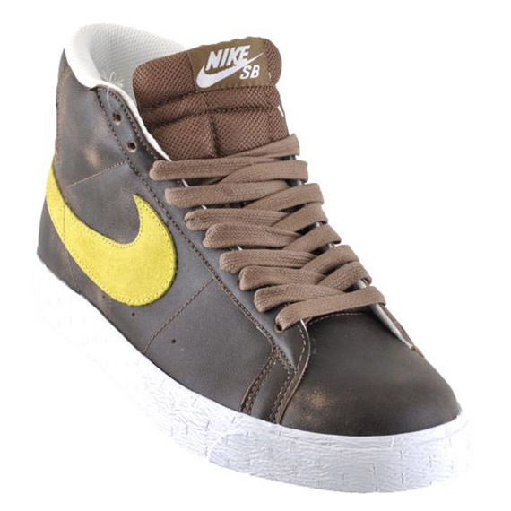 Nike Sb Blazer High Premium Cocoa Volt 3