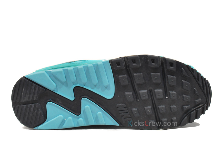 Nike Wmns Air Max 90 Mineral Blue Obsidian Birch White 4