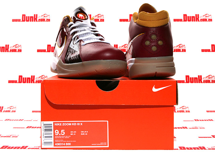 Nike Zoom Kd Iii X Team Red White Del Sol 7