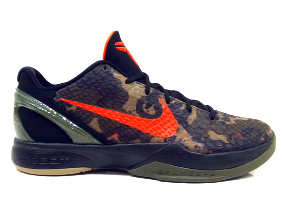 Nike Zoom Kobe VI - Black - Khaki - Olive - Crimson