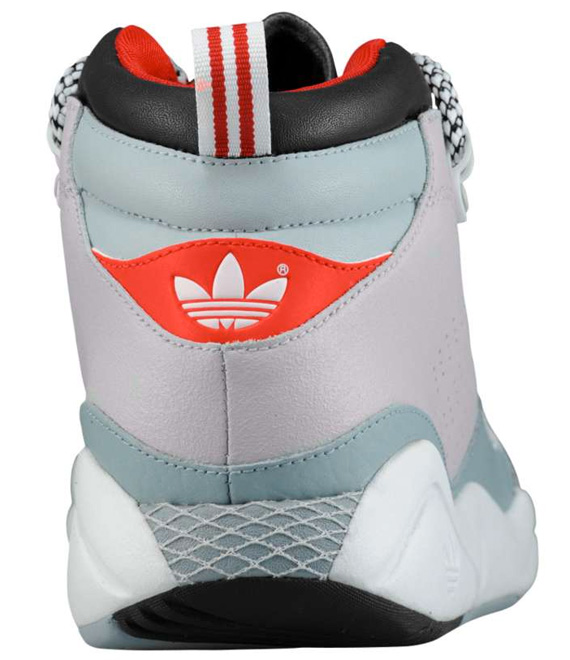 Adidas Fortitude Mid Light Grey Light Scarlet 03