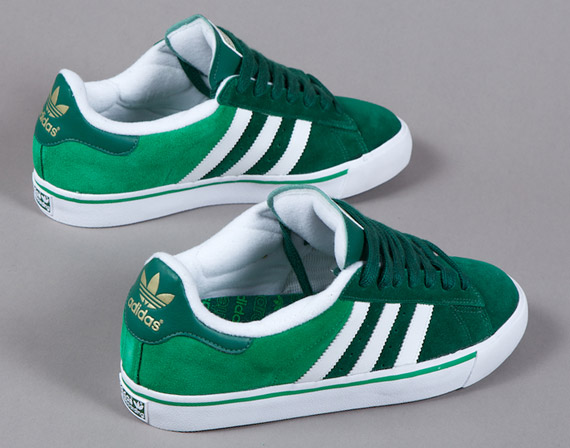 adidas Skateboarding Campus Vulc - Green - White