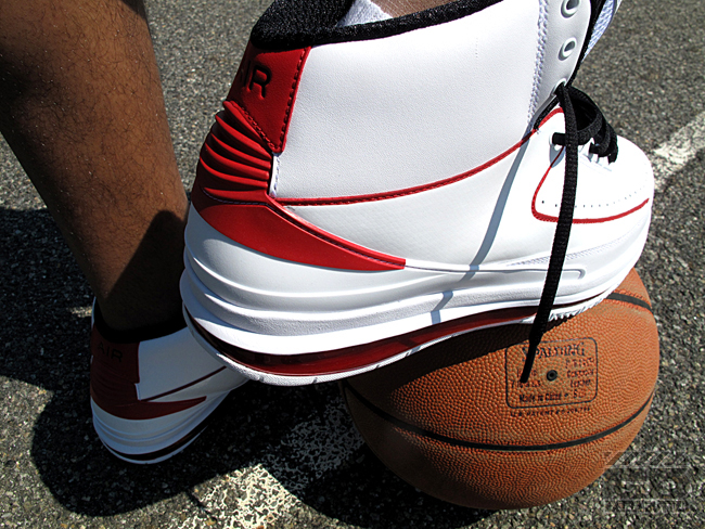 Air Jordan 2.0 White Black Varsity Red Eb 3