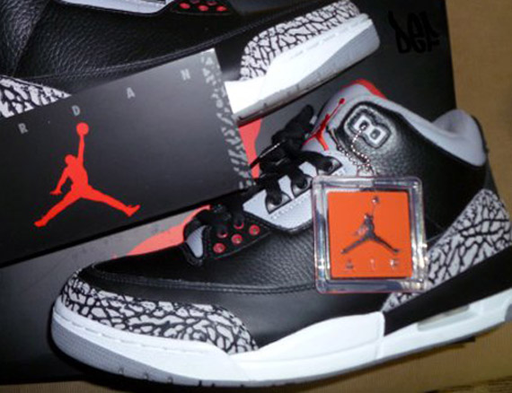 Air Jordan Iii Black Cement 2011 Retro 2