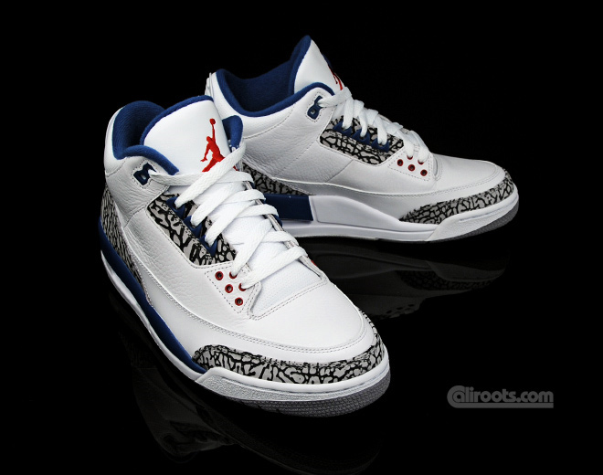 Air Jordan Iii Retro True Blue 2011 2