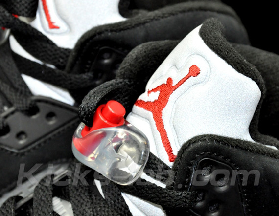 Air Jordan V Black Metallic Silver 2011 Kl 09
