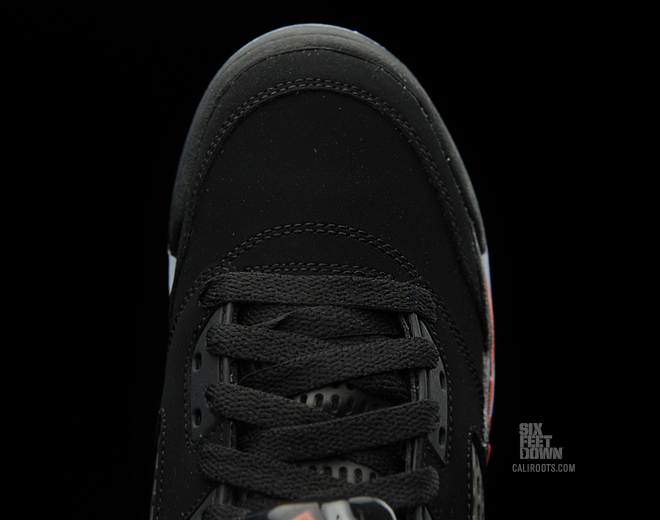 Air Jordan V Gs Black Alarming Red 5